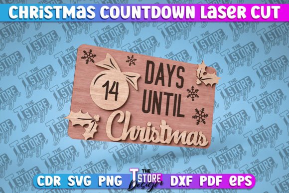 Christmas Countdown Laser Cut SVG Design Review