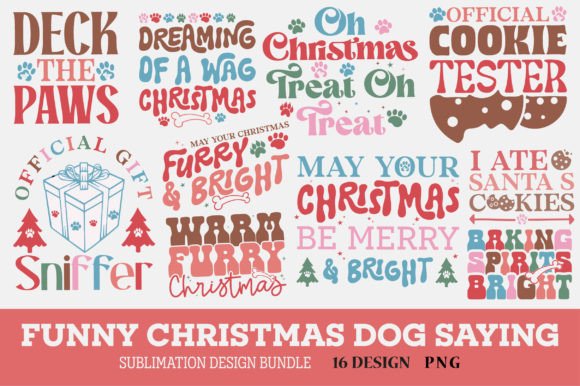 Funny Christmas Dog Saying Bundle Review