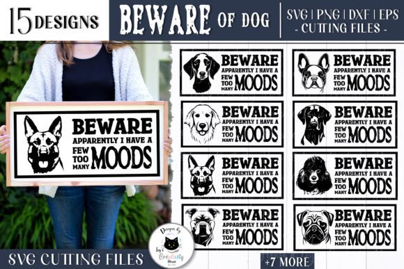 Funny Dog Signs: A Designer’s Take on the Beware of Dog SVG