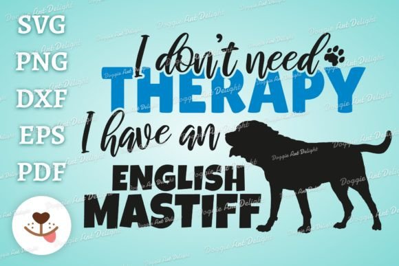 Funny English Mastiff Dog Lover Svg Png Review for Real Embroidery Projects