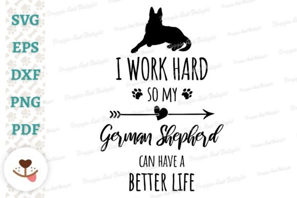 Funny German Shepherd Dog Owner SVG PNG Review for Real Embroidery Projects
