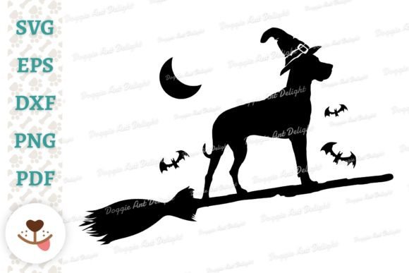 Funny Halloween Great Dane Dog Svg Png