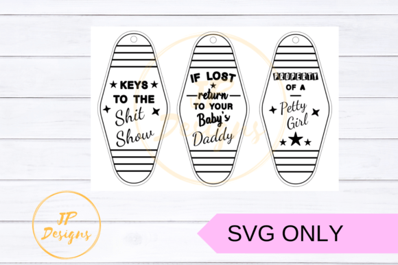 Funny Hotel Motel Keychain Quotes SVG