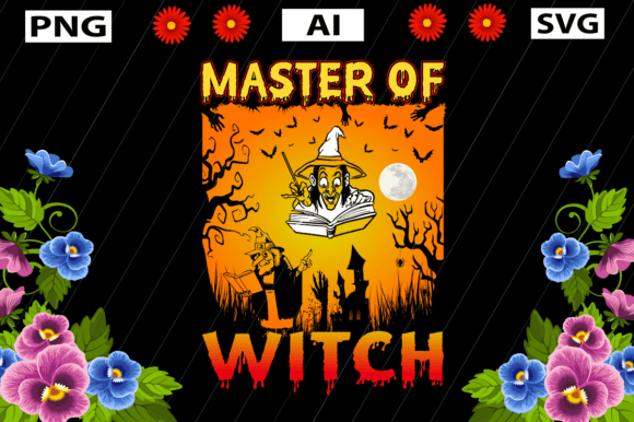 MASTER of WITCH: Halloween Design for Real Embroidery Projects